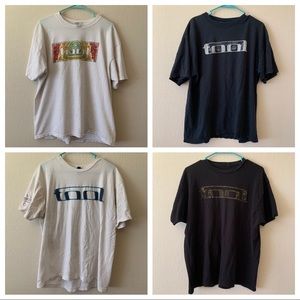 VTG RARE LOT TOOL Band Rock Metal Concert Shirts